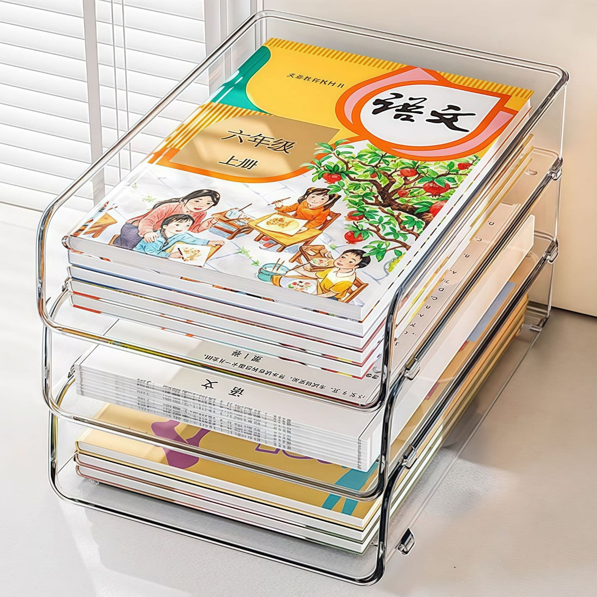 Acrylic Desktop Document Rack